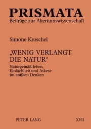 Cover von 'Wenig verlangt die Natur'