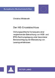 Cover von Der IAS-Einzelabschluss