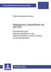 Cover von Regulierung in Deutschland und den USA