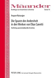 Cover von Die Spuren der Andersheit in den Werken von Elias Canetti