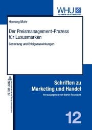 Cover von Der Preismanagement-Prozess für Luxusmarken