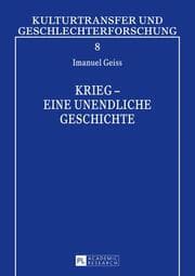 Cover von Krieg - eine unendliche Geschichte