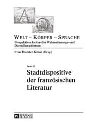 Cover von Stadtdispositive der französischen Literatur