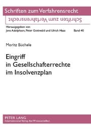 Cover von Eingriff in Gesellschafterrechte im Insolvenzplan