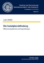 Cover von Die Sozialplanabfindung