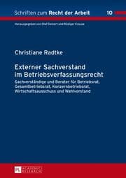Cover von Externer Sachverstand im Betriebsverfassungsrecht