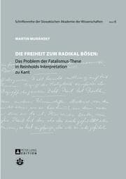 Cover von Die Freiheit zum radikal Bösen