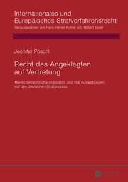 Cover von Recht des Angeklagten auf Vertretung