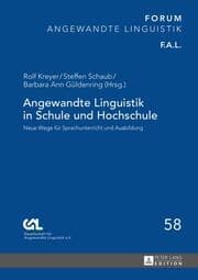 Cover von Angewandte Linguistik in Schule und Hochschule