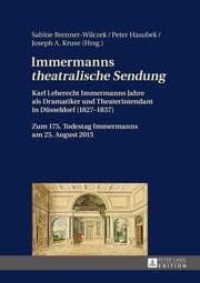 Cover von Immermanns 'theatralische Sendung'