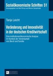 Cover von Veränderung und Innovativität in der deutschen Kreditwirtschaft