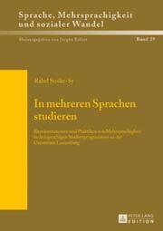 Cover von In mehreren Sprachen studieren