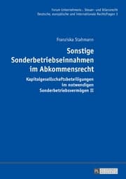 Cover von Sonstige Sonderbetriebseinnahmen im Abkommensrecht