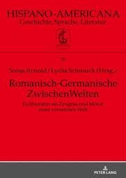 Cover von Romanisch-Germanische ZwischenWelten