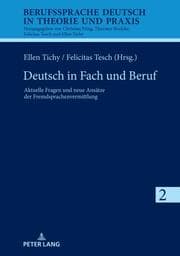 Cover von Deutsch in Fach und Beruf