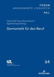 Cover von Germanistik für den Beruf