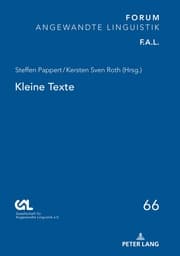 Cover von Kleine Texte