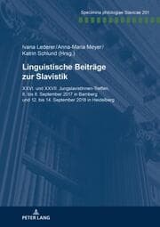 Cover von Linguistische Beiträge zur Slavistik