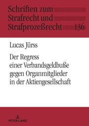 Cover von Der Verbandssanktionsregress gegen Organmitglieder in der Aktiengesellschaft