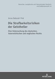 Cover von Die Strafbarkeitsrisiken der Geistheiler