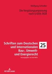 Cover von Die Vergütungsanpassung nach § 650c BGB
