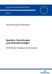 Cover von Spenden, Sammlungen und Sammelvermögen