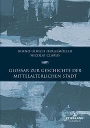 Cover von Glossar zur Geschichte der mittelalterlichen Stadt