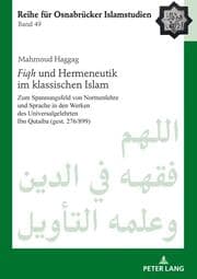 Cover von Fiqh und Hermeneutik im klassischen Islam