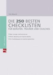 Cover von Die 250 besten Checklisten für Berater, Trainer und Coachs