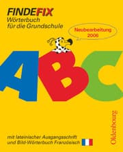 Cover von Findefix - Wörterbuch für die Grundschule - Deutsch - Ausgabe 2006