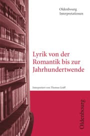 Cover von Lyrik von der Romantik bis zur Jahrhundertwende