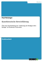 Cover von Kunsthistorische Beweisführung
