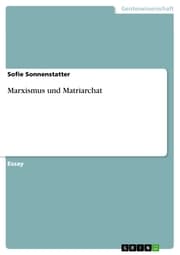 Cover von Marxismus und Matriarchat