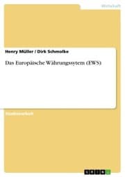 Cover von Das Europäische Währungssytem (EWS)