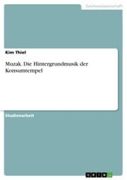 Cover von Muzak. Die Hintergrundmusik der Konsumtempel