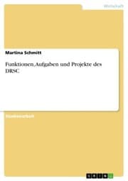Cover von Funktionen, Aufgaben und Projekte des DRSC