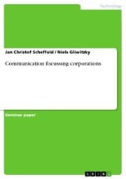 Cover von Communication focussing corporations