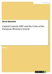 Cover von Capital Controls, EMU and the Crisis of the European Monetary System