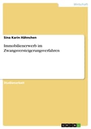 Cover von Immobilienerwerb im Zwangsversteigerungsverfahren