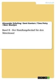 Cover von Basel II - Der Handlungsbedarf für den Mittelstand