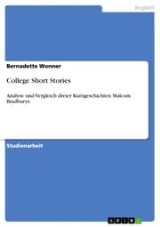 Cover von College Short Stories