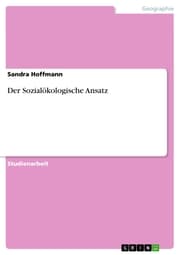 Cover von Der Sozialökologische Ansatz