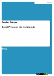 Cover von Local Press and the Community
