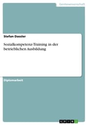 Cover von Sozialkompetenz-Training in der betrieblichen Ausbildung