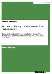 Cover von Literaturverfilmung und die Grammatik der Transformation
