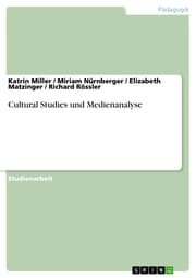 Cover von Cultural Studies und Medienanalyse