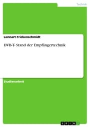 Cover von DVB-T- Stand der Empfängertechnik