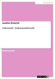 Cover von Odenwald - Exkursionsbericht
