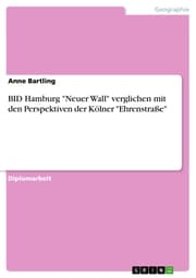 Cover von BID Hamburg 'Neuer Wall' verglichen mit den Perspektiven der Kölner 'Ehrenstraße'