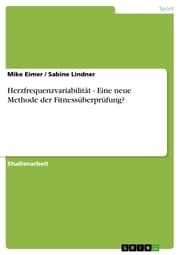 Cover von Herzfrequenzvariabilität - Eine neue Methode der Fitnessüberprüfung?